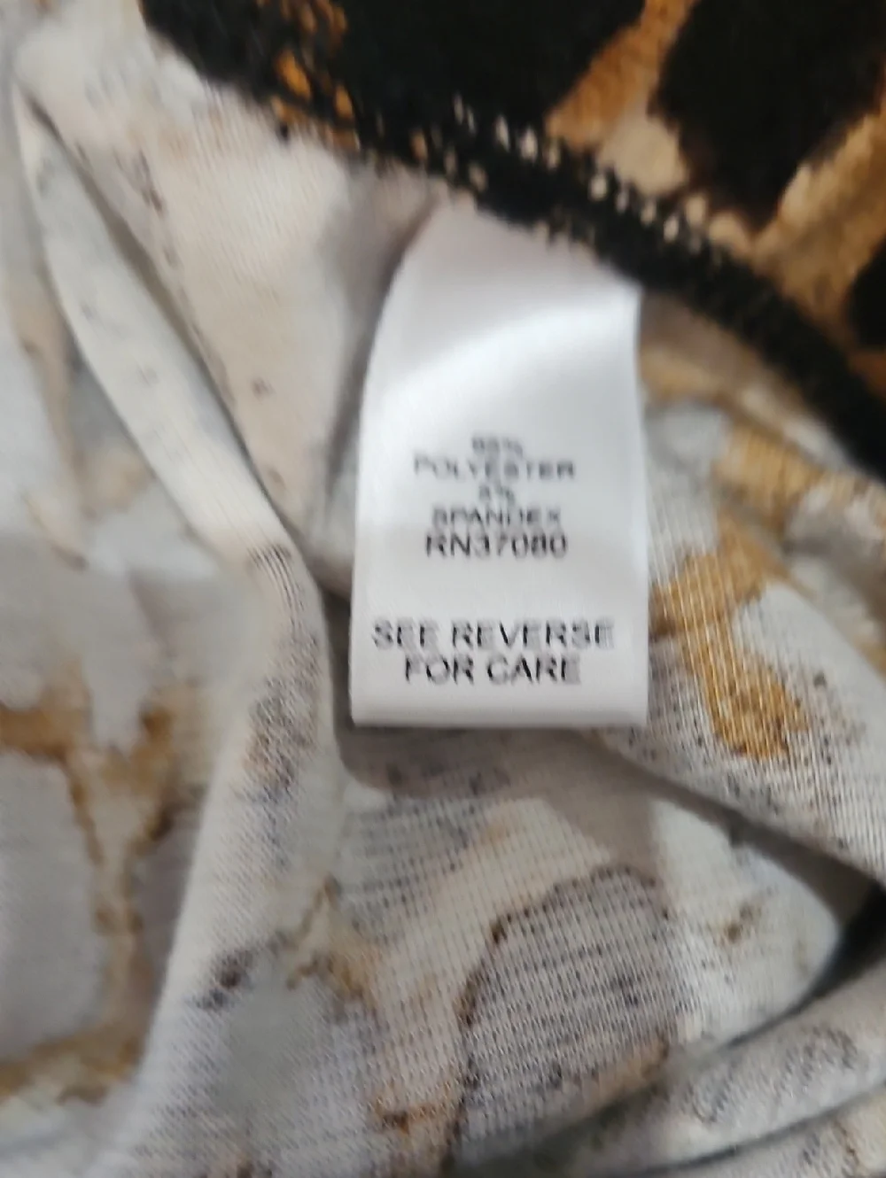 Cato Leopard Print Knee Length Spandex Blend Pencil Skirt Sz Lg